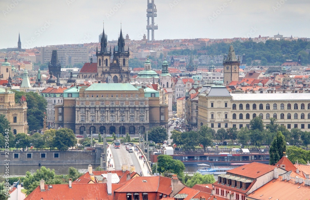 Obraz premium vue générale de prague