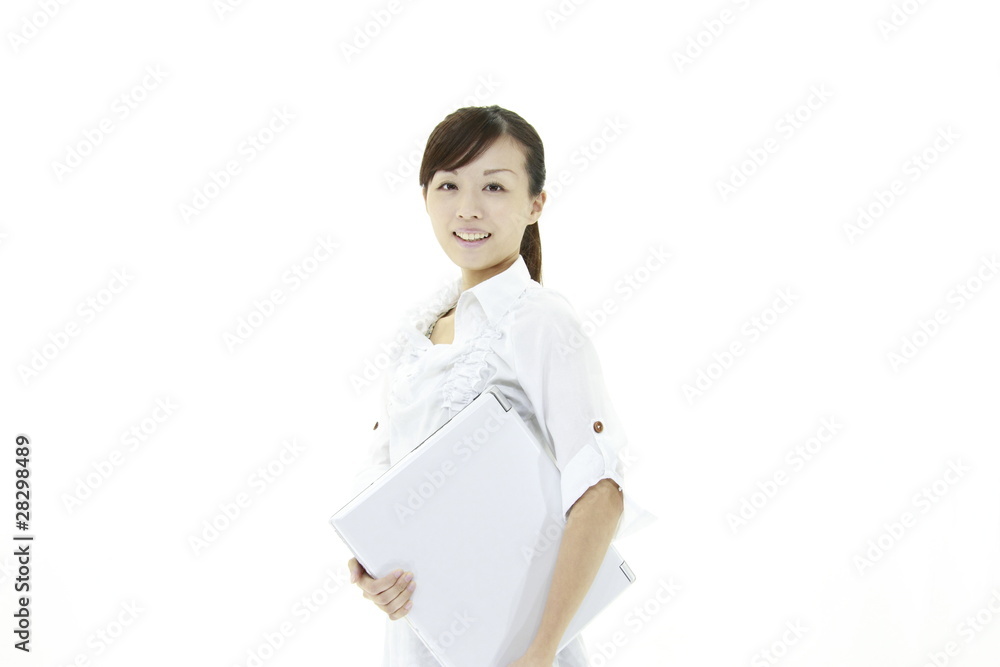 女性・パソコン