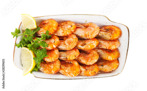 grilled shrimps