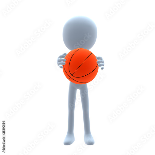 3D Basketball Guy