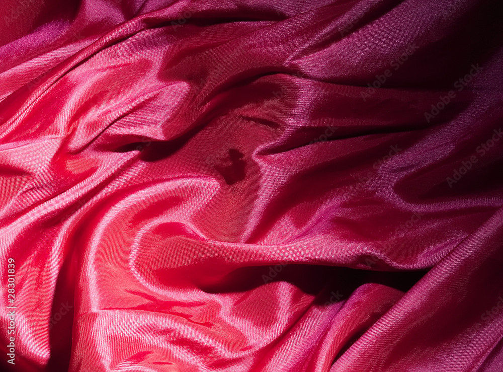 Fototapeta premium Red satin or silk background