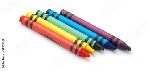 wax crayons