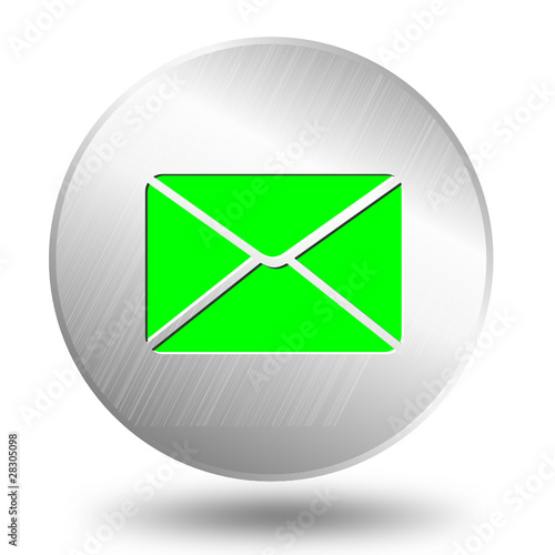 Button Email metall