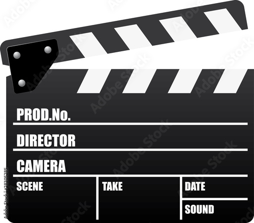 Canvas clapperboard