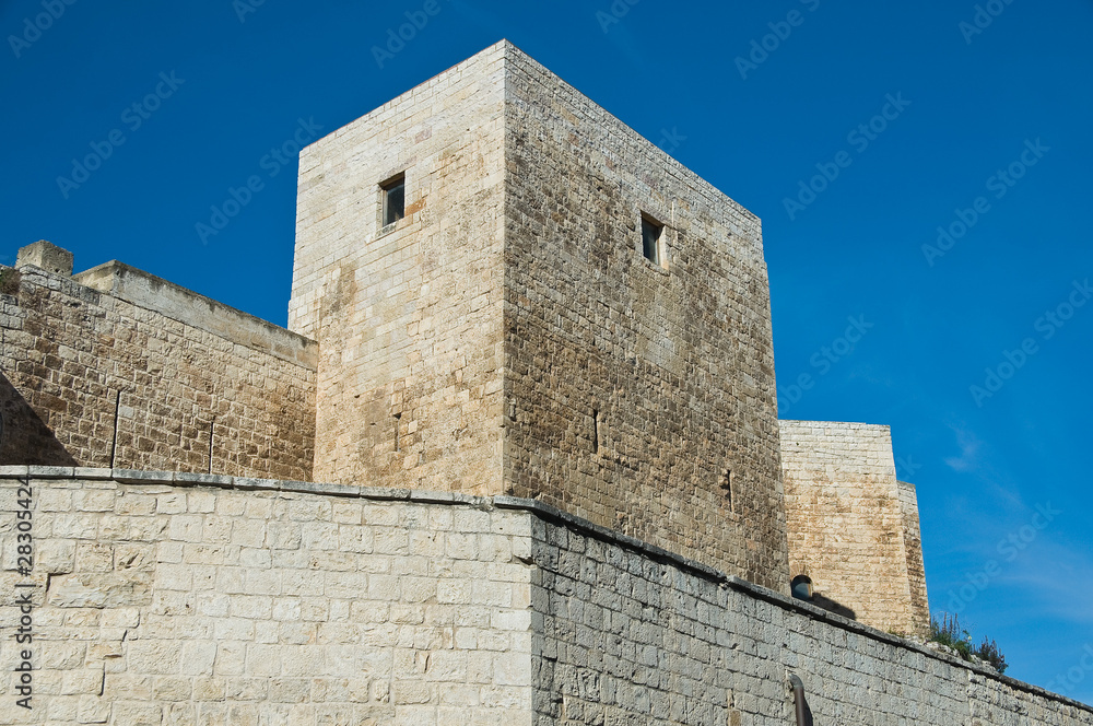 Norman- Swabian Castle. Sannicandro di  Bari. Apulia.