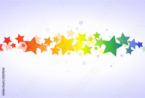 Colorful stars wallpaper