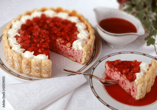 Charlotte aux fraises