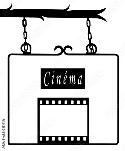 enseigne de cinéma logo