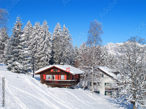 Winter holiday house © swisshippo