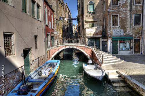 Venice Canal, Italy.
