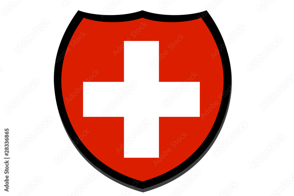 Fototapeta premium drapeau suisse