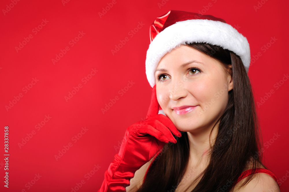 Portrait of a young charming girl Portrait of a young charming girl