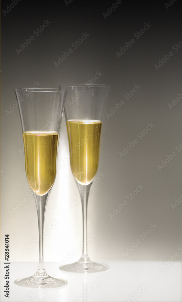 Sektgläser, schlicht, Herzlichen Glückwunsch, Silvester Sektgläser, schlicht, Herzlichen Glückwunsch, Silvester