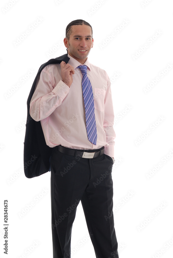 yong smart business man isolated yong smart business man isolated