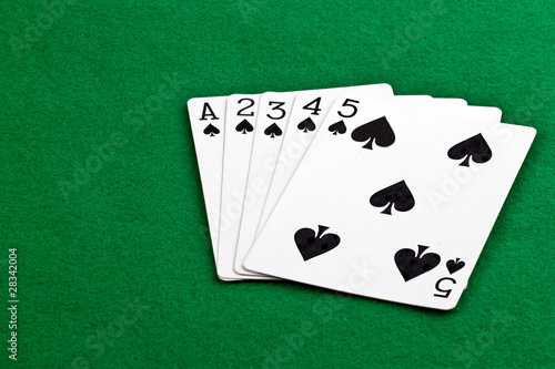 Straith Flush of spades