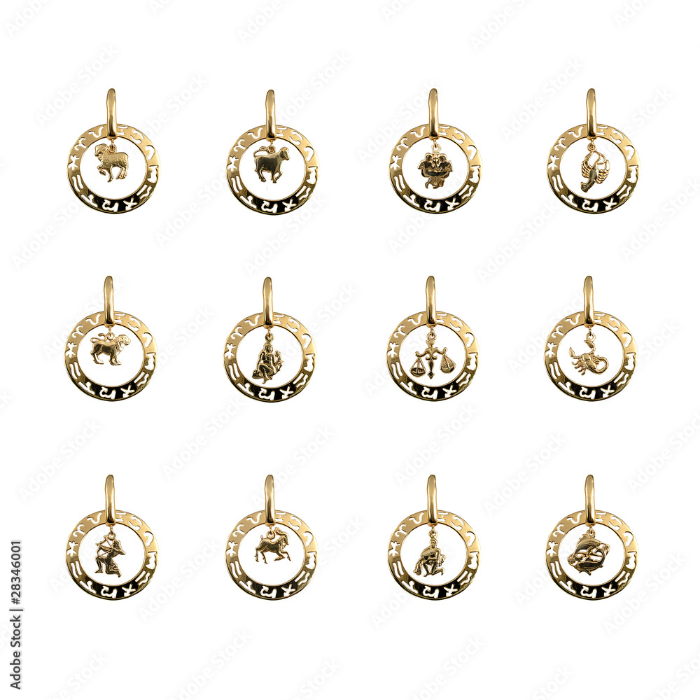 Jewelry - twelve symbols of the zodiac, china horoscope