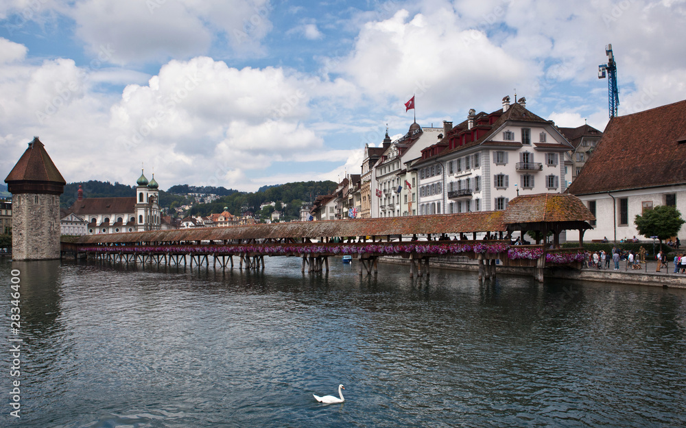 Naklejka premium Lucerne/Luzern, Switzerland