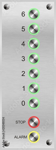 Elevator button