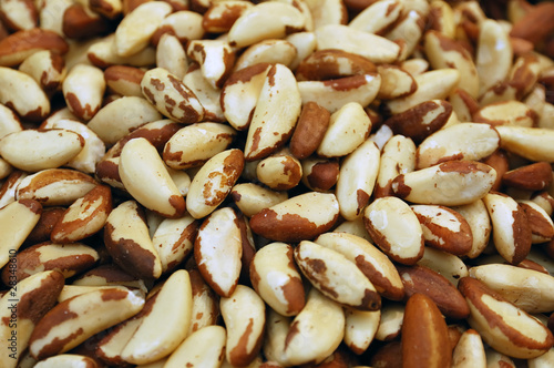 close up of brazil nut