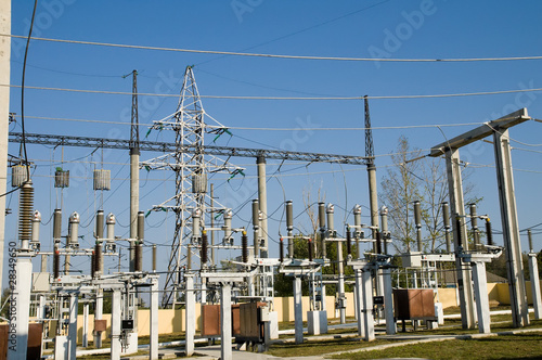 part of high-voltage substation