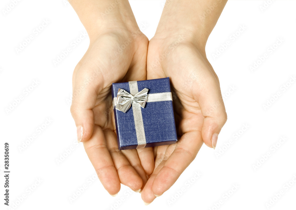 gift in hand gift in hand