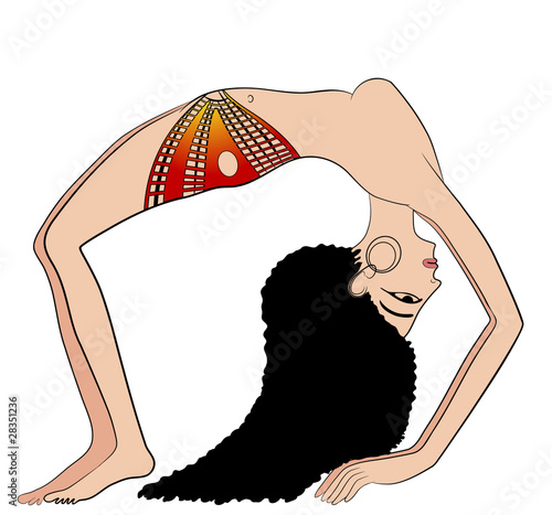 vector dancer of Ancient Egypt
