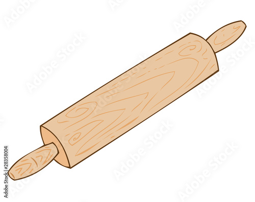Wooden Rolling-pin.