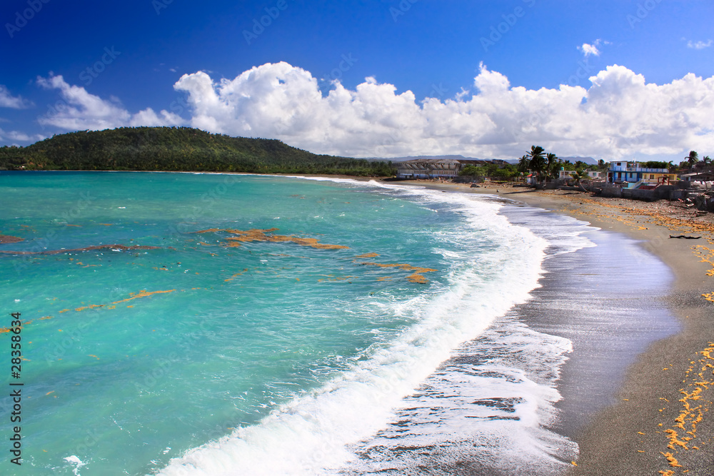 Fototapeta premium Beautiful tropical beach in Baracoa, Cuba