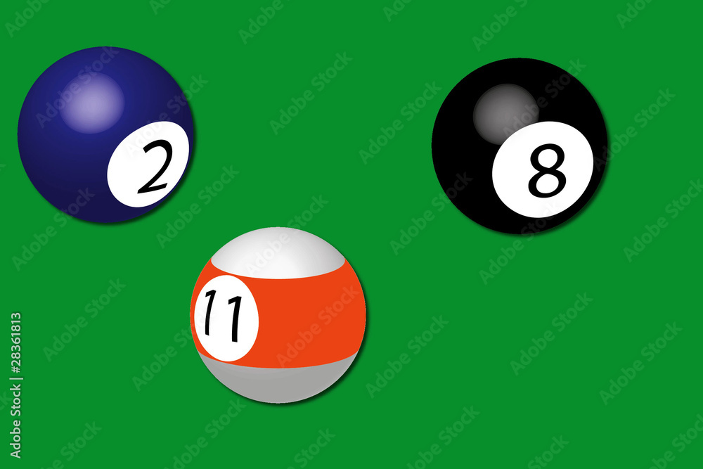 3d Billiard balls