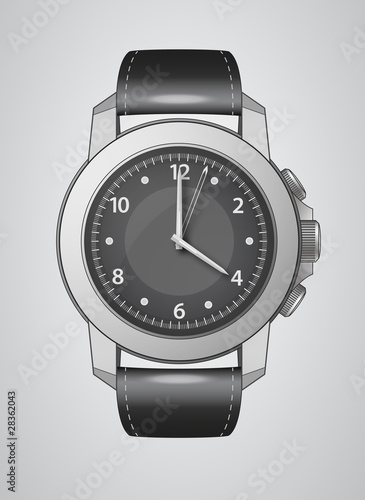 Vector Wrist Watch Illustration