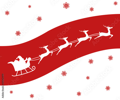 Santa Christmas card