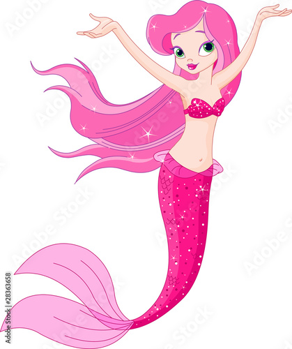Mermaid Girl under the sea #28363658