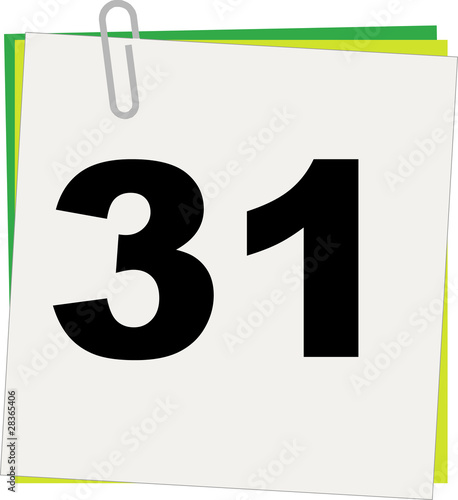 Calendario, Giorno 31