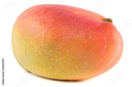 Organic Mango on white background