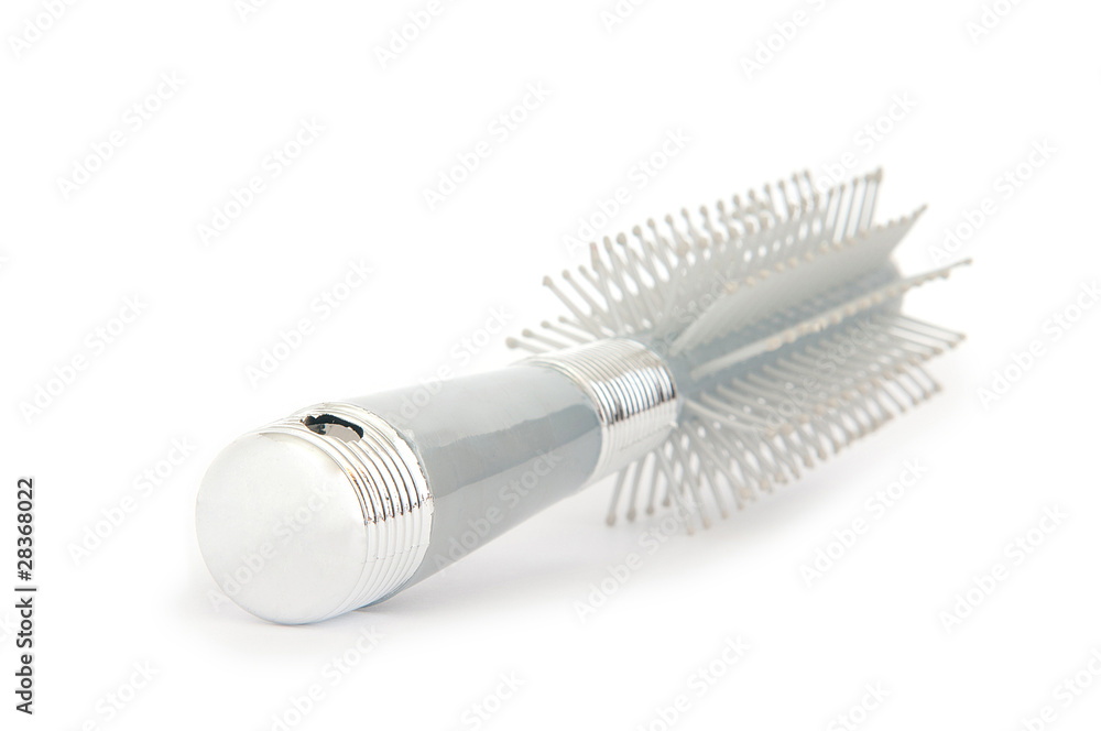 Grey comb isolated on the white background Grey comb isolated on the white background