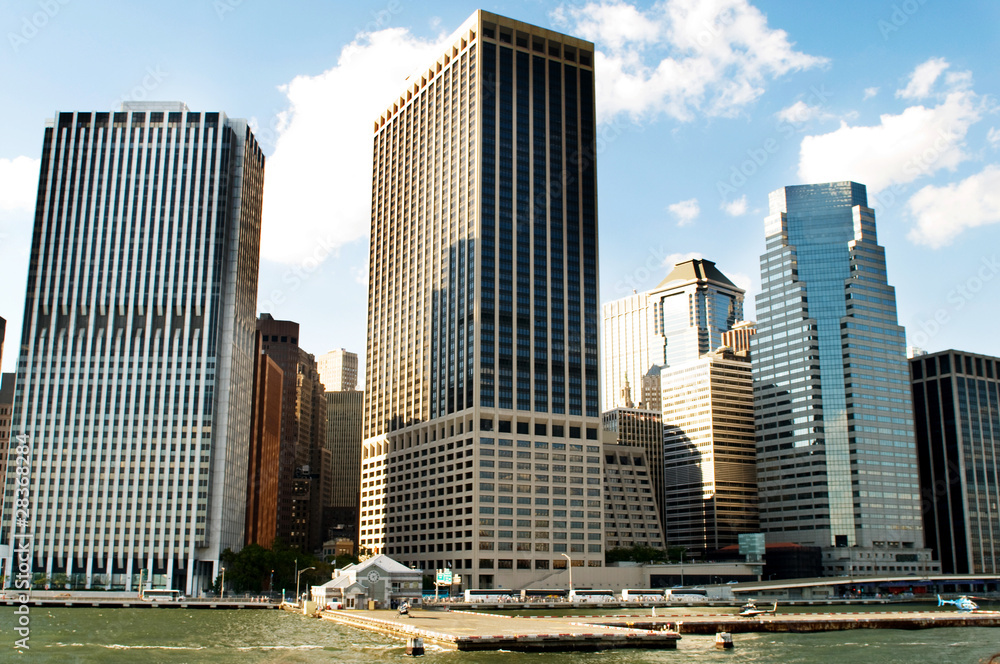 New York city - 4 Sep - panorama with skyscrapers New York city - 4 Sep - panorama with skyscrapers