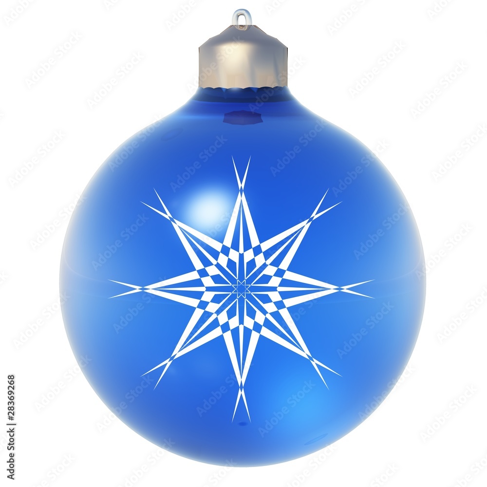 High resolution Christmas ornament isolated High resolution Christmas ornament isolated