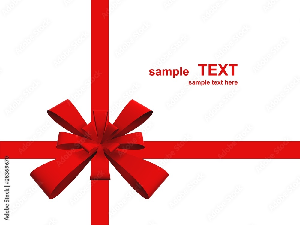 High resolution conceptual ribbon isolated High resolution conceptual ribbon isolated