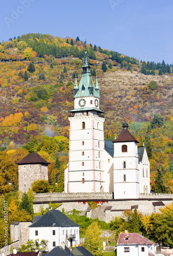castle and church of St. Catherine, Kremnice, Slovakia