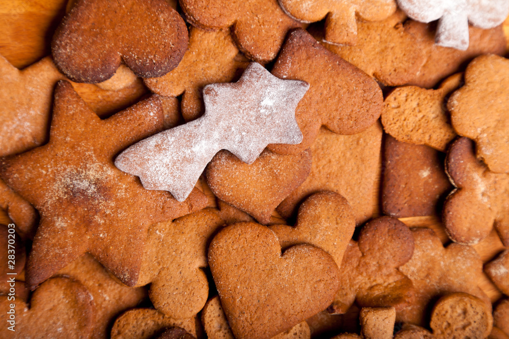 Traditional home baked ginger cookies Traditional home baked ginger cookies