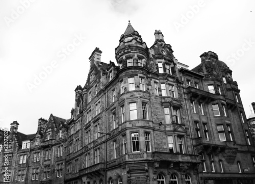 Classic street at Edinburgh