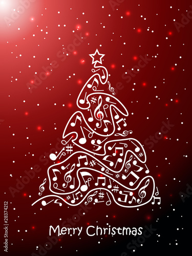 Christmas tree background