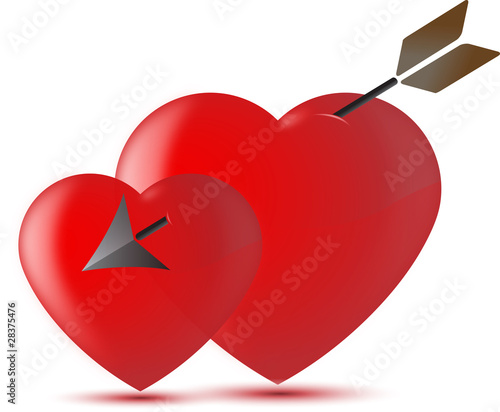 heart falling in love