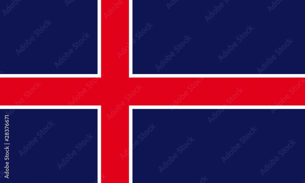 Obraz premium Island Flagge