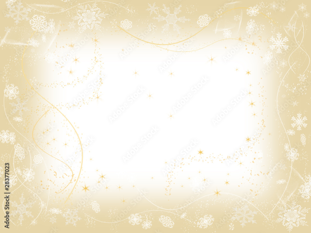 winter frame in beige