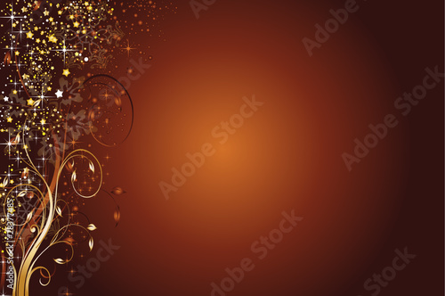 arabesque de noel cuivre