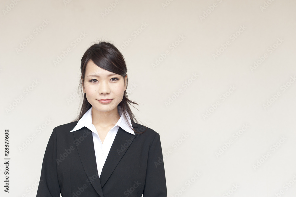 a portrait of young business woman a portrait of young business woman