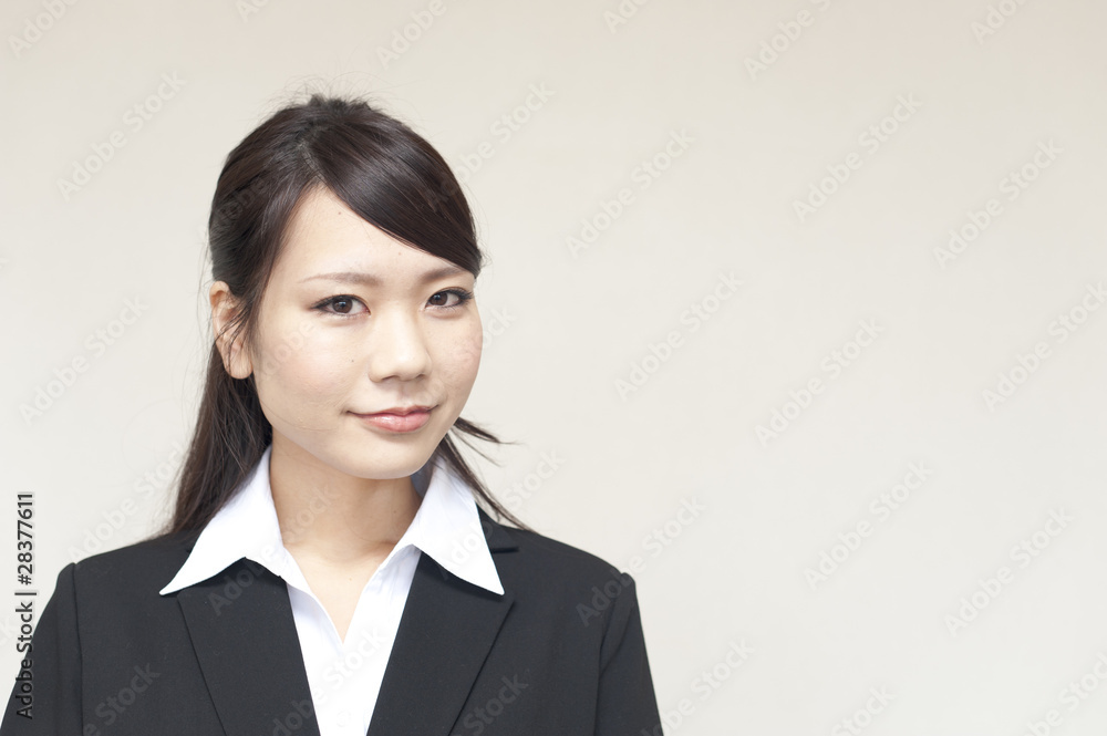 a portrait of young business woman a portrait of young business woman