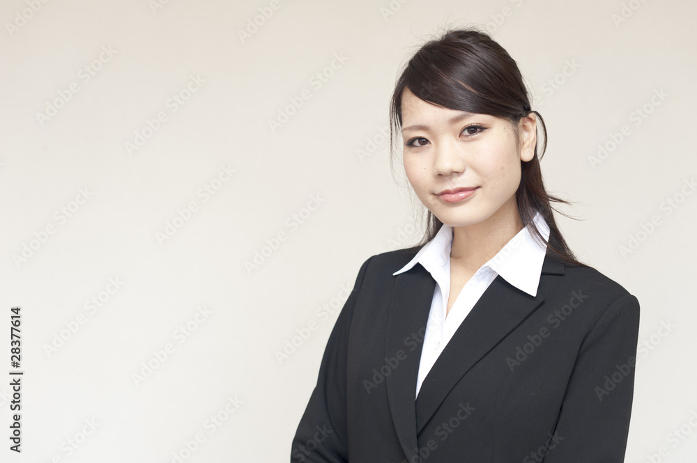 a portrait of young business woman a portrait of young business woman