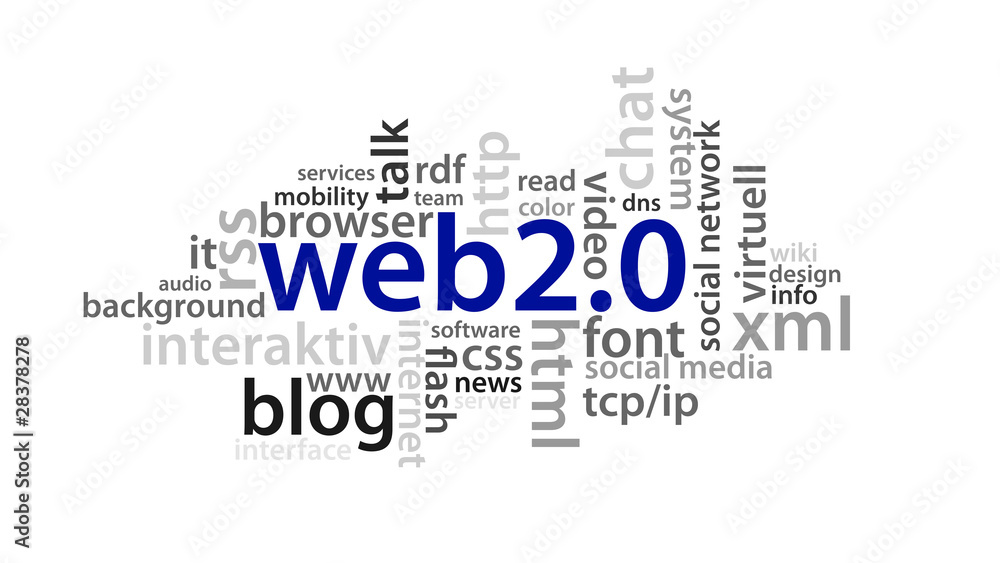 Obraz premium web2.0 Web 2.0